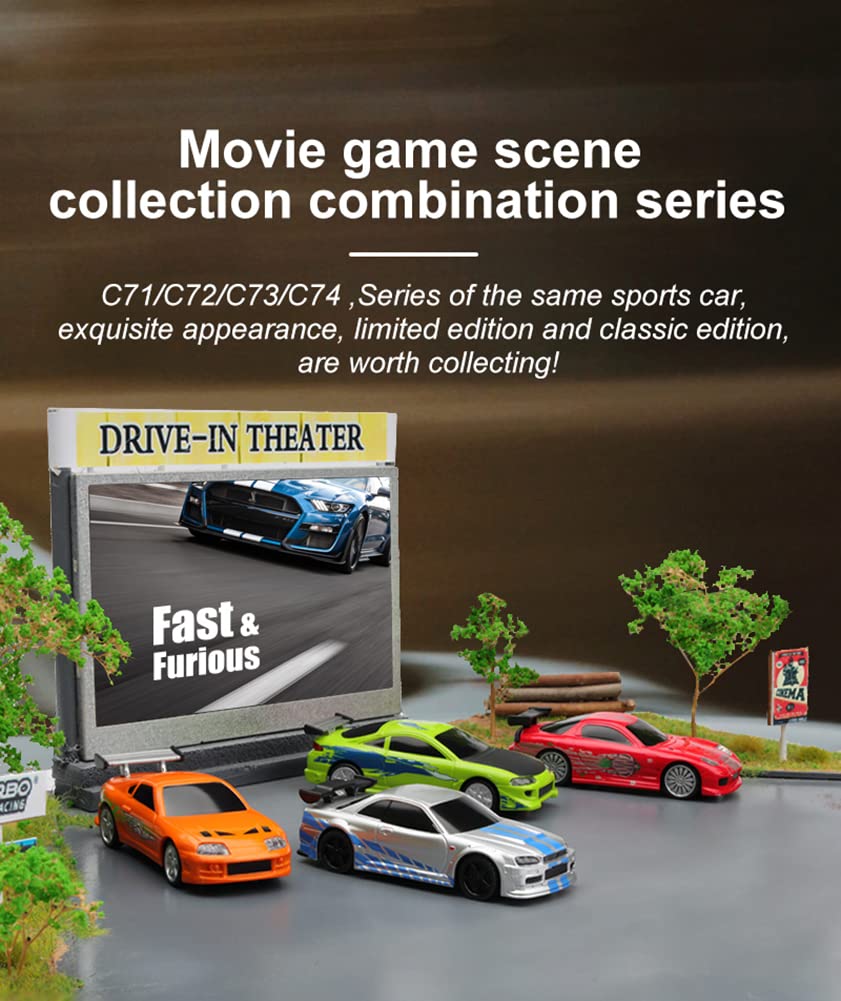 ターボレーシング LIMITED EDITION C74 1/76 RCカー Amazon.co.jp: havcybin 1:76ターボレーシングスケールRCスポーツカー